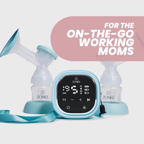 Zomee Extractor de leche eléctrico doble Z2 - con modos de e