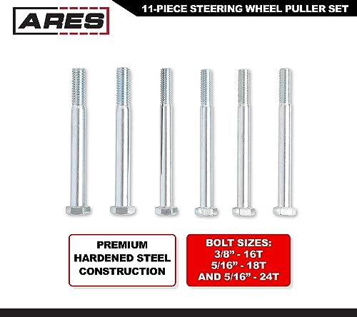 ARES 12024-Juego de 11 extractores de volante – Uso en vehíc