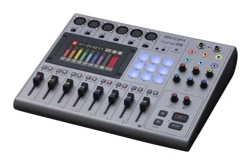 Zoom PodTrak P8 - Grabadora de Podcast, 6 entradas de micróf