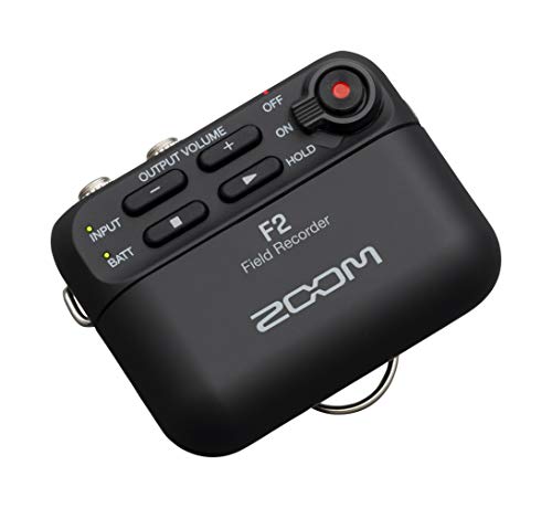 Zoom F2 Lavalier Body-Pack Grabadora compacta, grabación flo