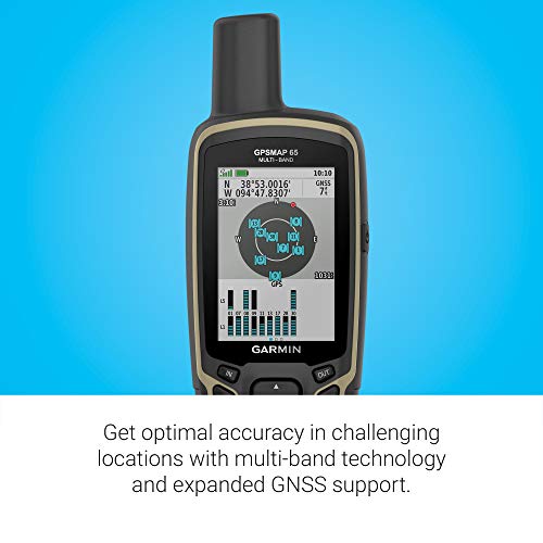 Garmin GPSMAP 65, de mano con botón con soporte satelital am