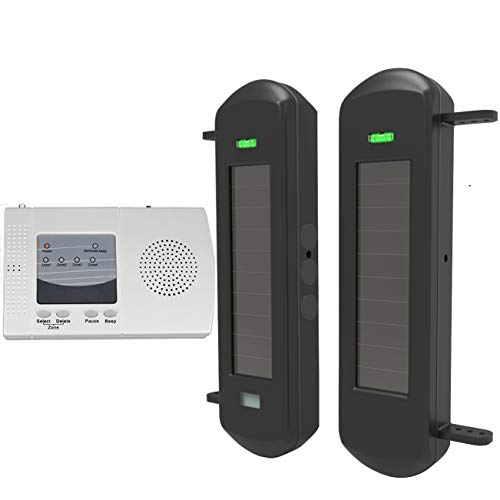 HTZSAFE Sistema de alarma solar inalámbrico para entradas, r