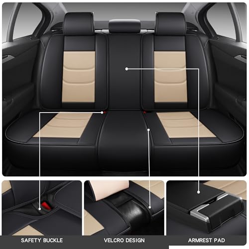 Juego completo de fundas de asiento de automóvil de cuero im