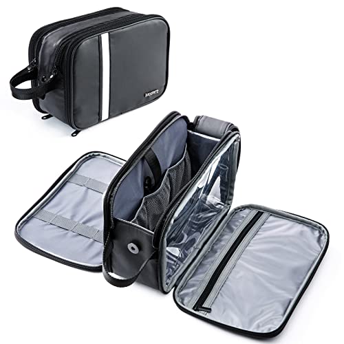 BAGSPRITE Bolsa de aseo para hombres, bolsa de viaje para mu