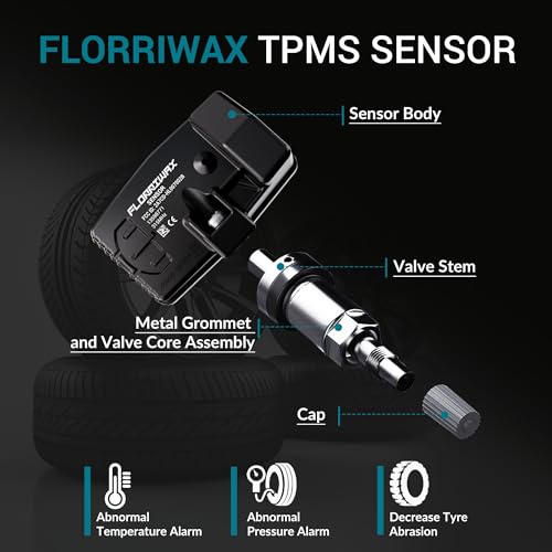 Sensor TPMS, juego de 4 sensores de presión de neumáticos GM