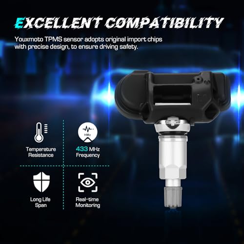 Youxmoto Sensor TPMS de presión de neumáticos apto para Merc