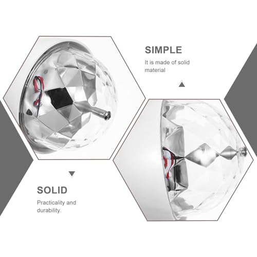 Housoutil Bombilla LED de bola – Bombilla giratoria de color