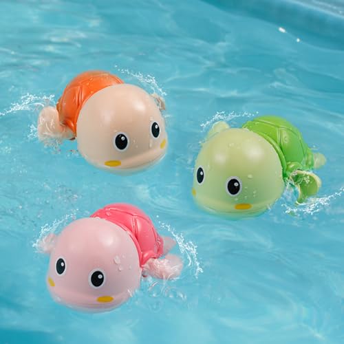 Juguetes de baño de tortugas que nadan para niños, juguetes de piscina