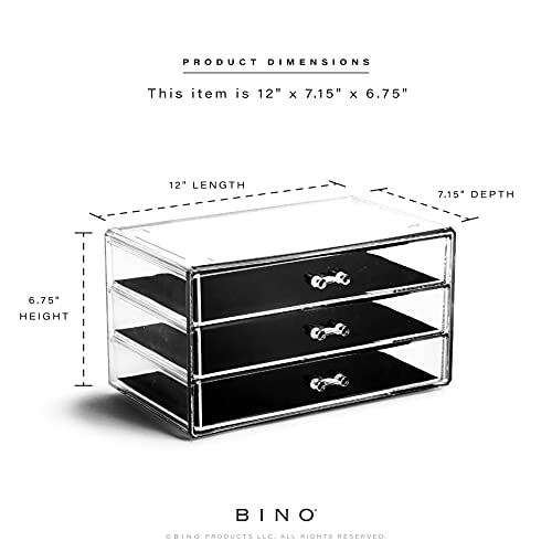 BINO Organizador de maquillaje de 3 cajones, Park Avenue | T