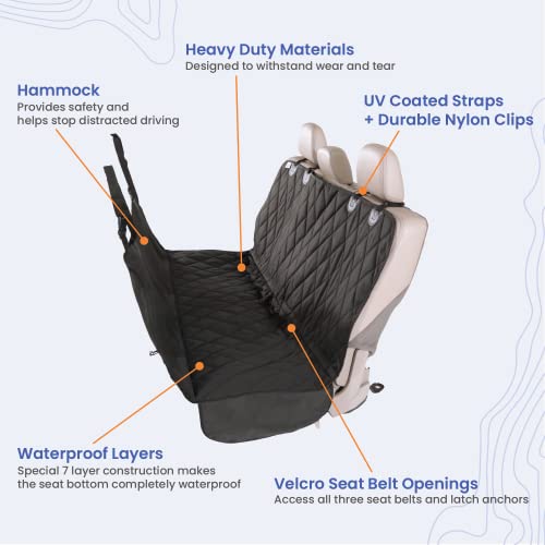 Funda para asiento trasero de vehículos, camiones y vehículo