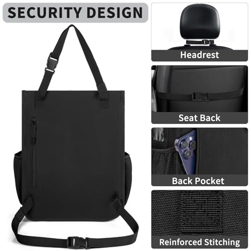 Organizador minimalista para asiento delantero de automóvil,
