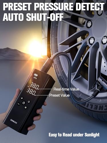 GOOLOO Compresor de aire portátil GT150, inflador de neumáti
