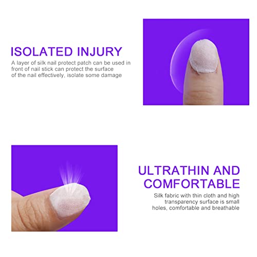 Envoltura de uñas de seda, adhesivo para reforzar las uñas,