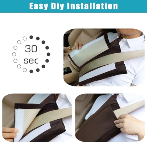 Almohada de cinturón de seguridad súper suave, almohada para