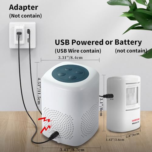 Detector de movimiento de alarma de perro de ladrido, sensor