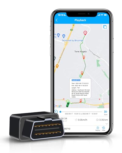 Rastreador GPS para vehículos, localizador de coche OBD 4G L