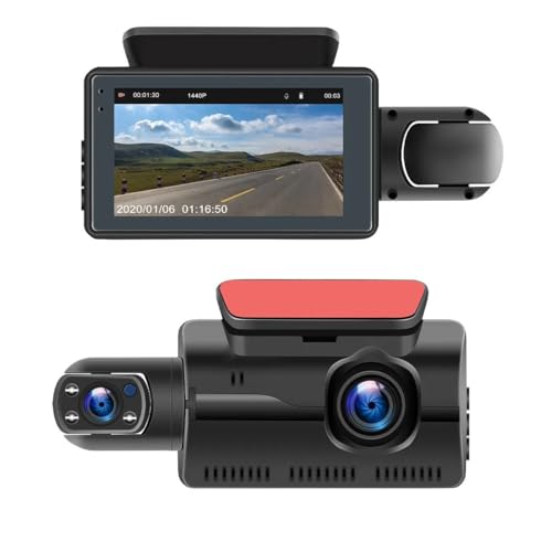 Cámara de seguridad para automóvil, cámara frontal e interio