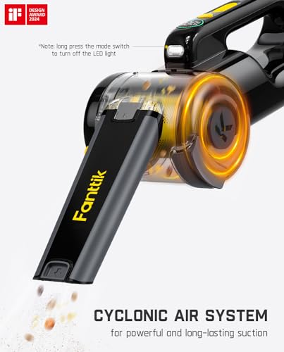 Fanttik Fold V10 Apex Pivot - Aspiradora inalámbrica para au