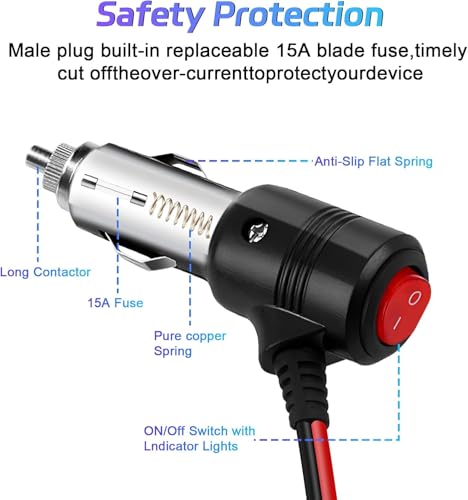 Adaptador divisor de encendedor de cigarrillos para automóvi