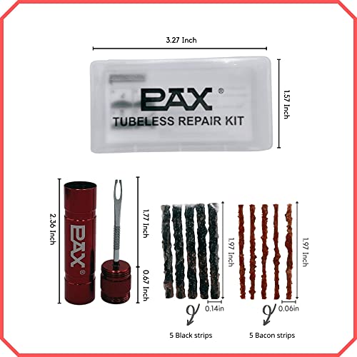 PAX Kit de reparación de neumáticos de bicicleta sin cámara