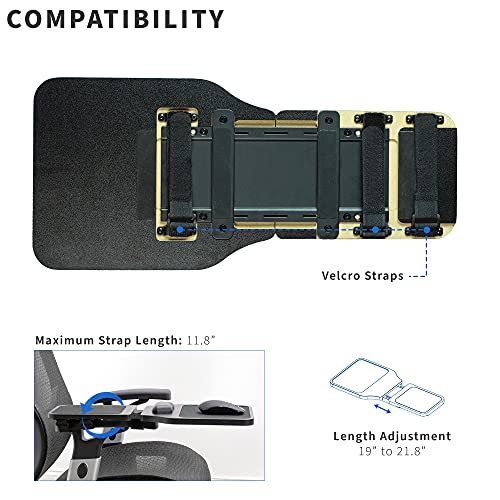 VIVO Alfombrilla de mouse de madera con cojín para muñeca, b