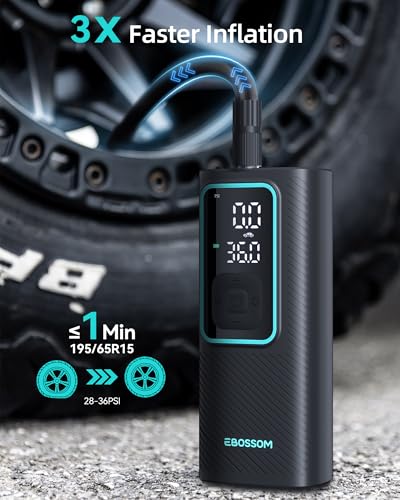 Inflador de neumáticos, compresor de aire portátil I7 Pro, b