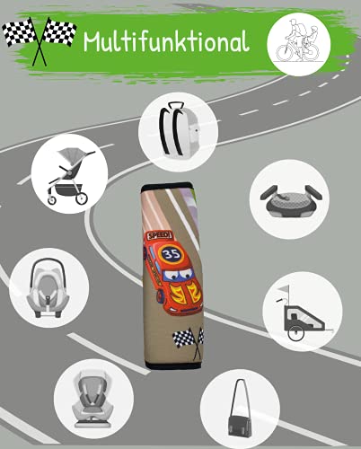 2 protectores de cinturón de seguridad de automóvil HECKBO c