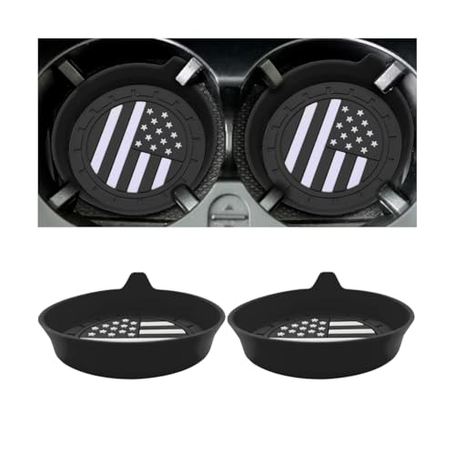 2 posavasos de silicona antideslizante con bandera de Ameica