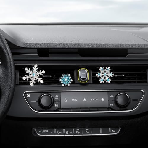 Clip de ventilación de automóvil con diamantes de imitación,