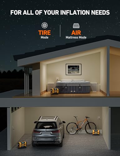 AstroAI - Compresor aire portátil, inflar neumáticos,150 PSI