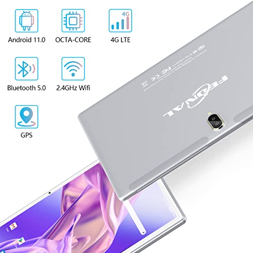 Tablet Tablet Android 13 de 10.1 pulgadas, 64 GB de ROM + 4
