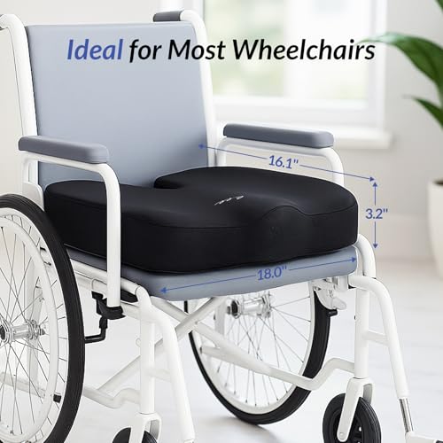 ZIKEE Cojines para silla de ruedas con diseño de triple capa