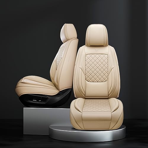 Fundas de asiento de automóvil de cuero de alta calidad, aju