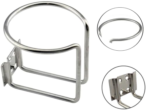 Z-Color - 2 soportes universales para bebidas de acero inoxi