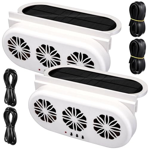 Paquete de 2 ventiladores de escape de automóvil con energía
