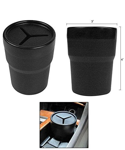 Paquete de 2 soportes negros para almacenamiento de automóvi