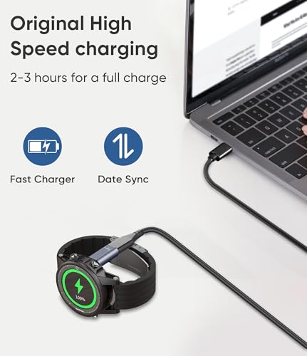 Adaptador de cargador para reloj Garmin con puerto USB-C y p