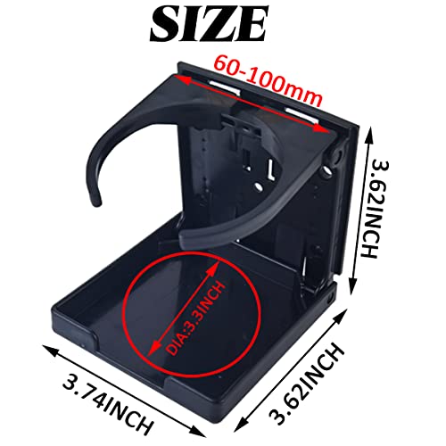 NSBELL 4 soportes ajustables plegables para bebidas, soporte