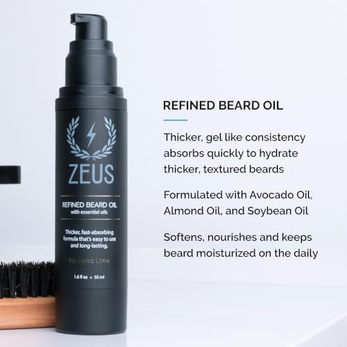 ZEUS Kit de cuidado diario de la barba: lavado con champú y