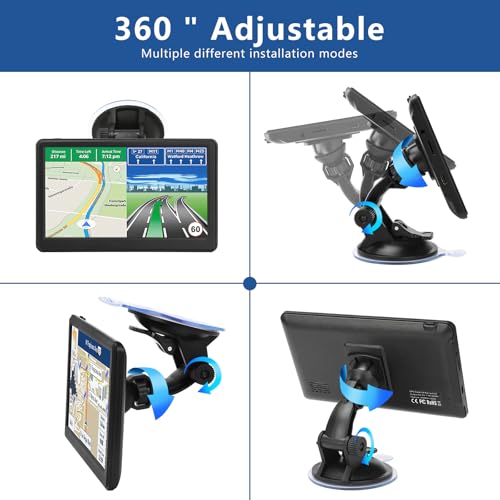 Navegador GPS para coche, camión, RV, último mapa 2025 (actu