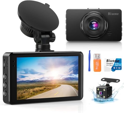 Cámara de tablero para automóvil, con visión nocturna, front