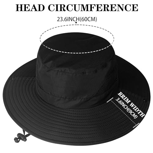 ZOORON Paquete de 1 y 2 sombreros de sol para hombres y muje