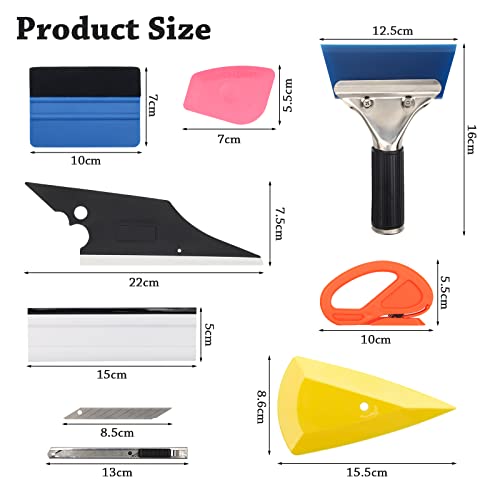 Kit de herramientas de tintado para ventanas de automóvil, 9