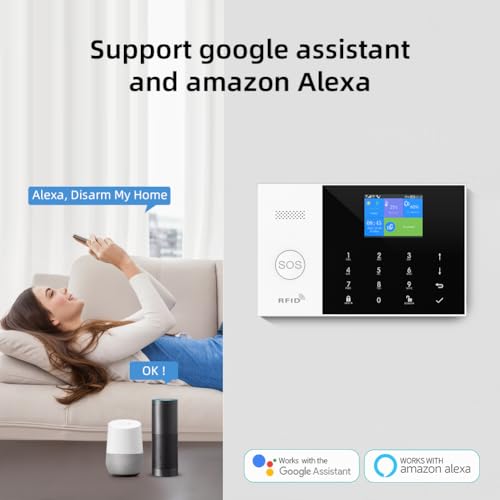YBJ Sistema de alarma inalámbrico 4G y WiFi, sistema de alar