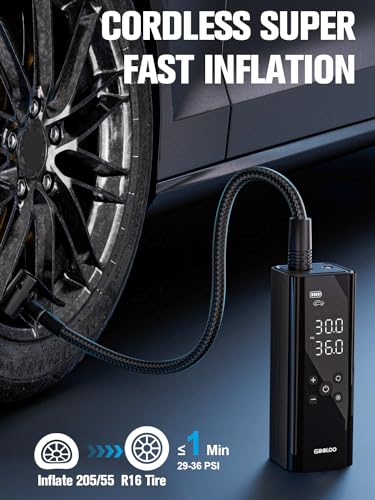 GOOLOO Compresor de aire portátil GT150, inflador de neumáti