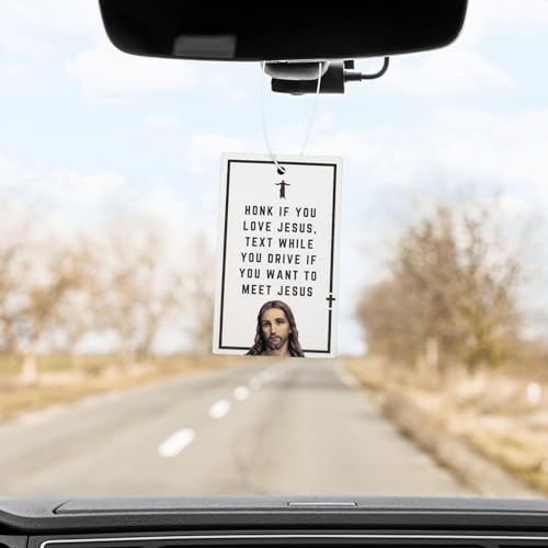 I Saw That Jesus - Ambientador colgante para automóvil, paqu