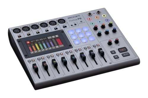 Zoom PodTrak P8 - Grabadora de Podcast, 6 entradas de micróf