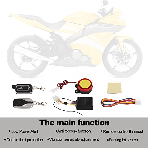 KIMISS Sistema de alarma de la motocicleta, sistema de alarm