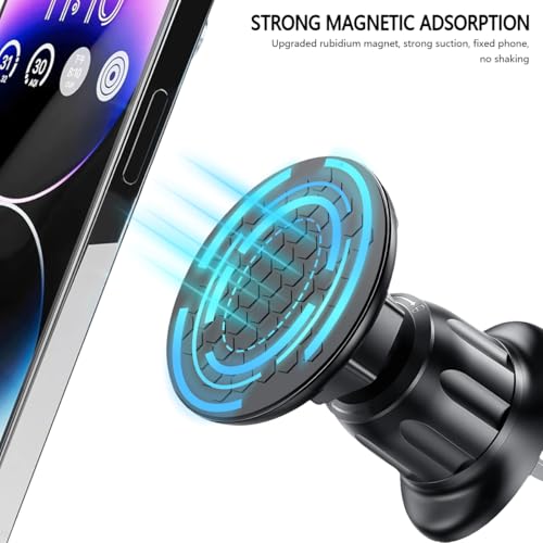 Mandark Soporte magnético para teléfono de automóvil, rotaci