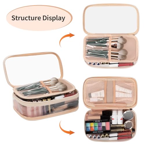 OCHEAL Bolsa de maquillaje transparente, organizador portáti